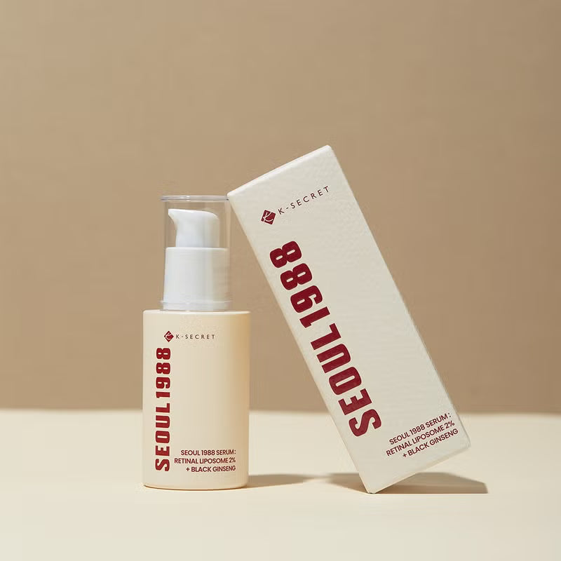 K-SECRET – SEOUL 1988 Serum: Retinal Liposome 2% + Black Ginseng, 30ml