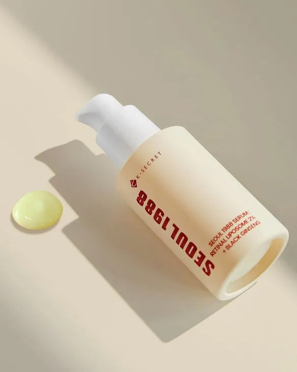 K-SECRET – SEOUL 1988 Serum: Retinal Liposome 2% + Black Ginseng, 30ml