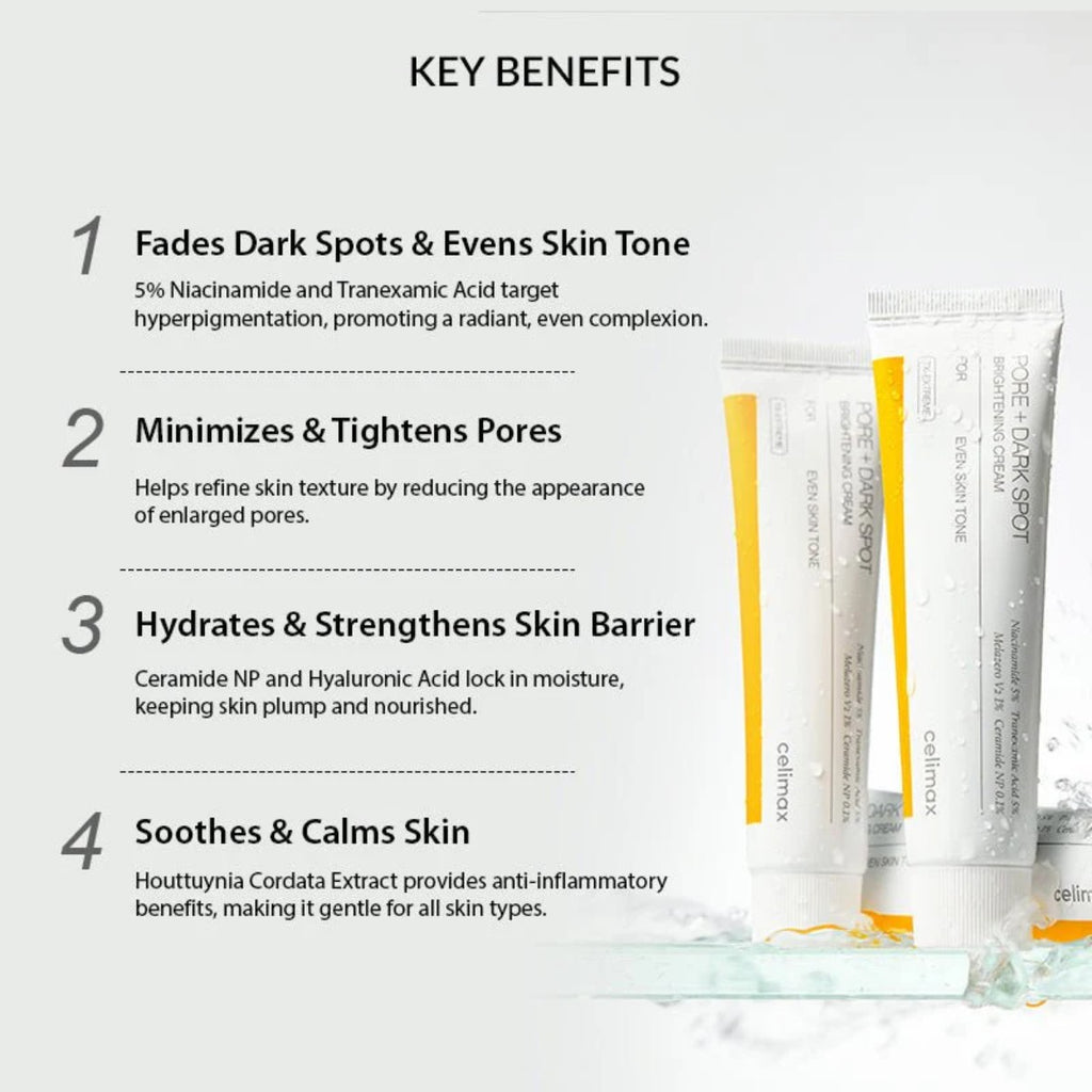 Celimax – Pore + Dark Spot Brightening Cream, 35ml
