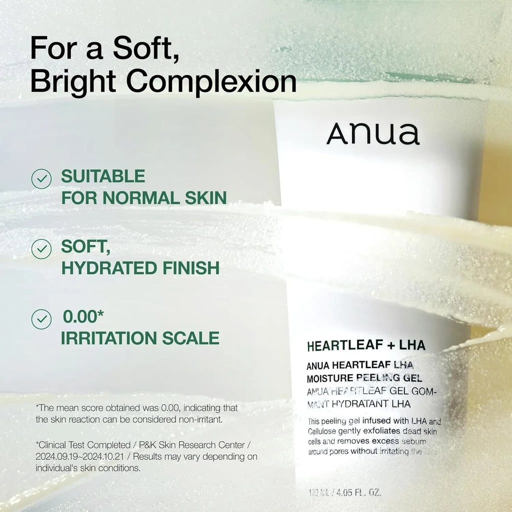 Anua – Heartleaf LHA Moisture Peeling Gel, 120ml