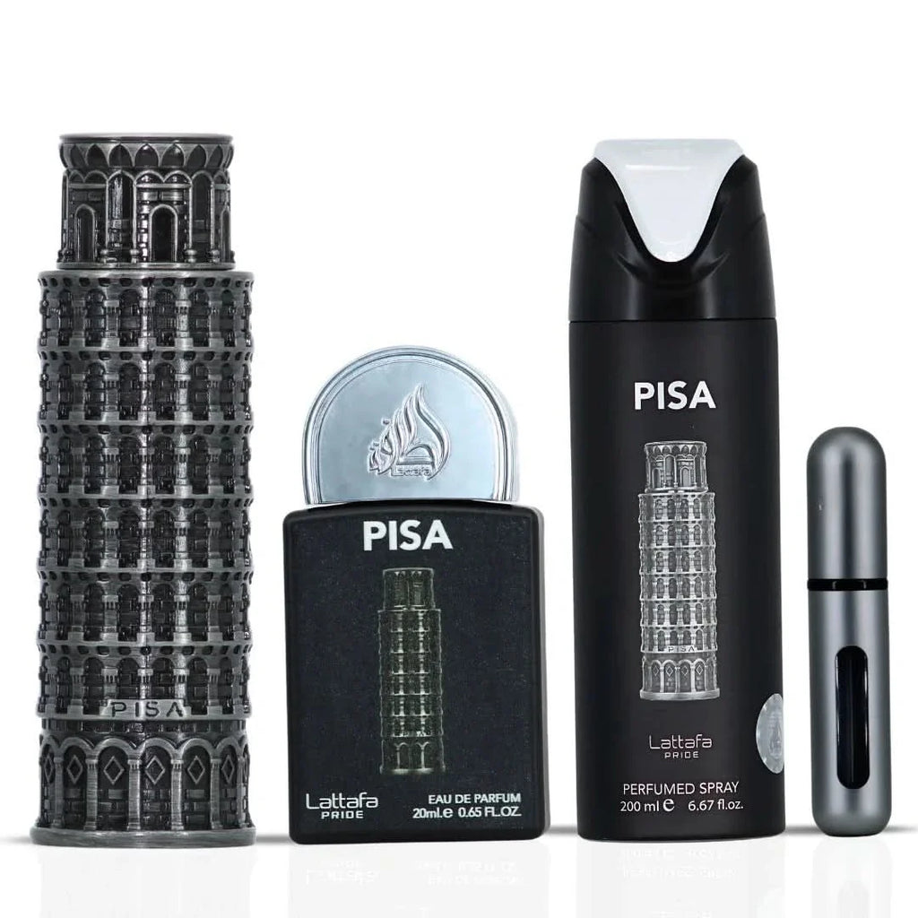 Lattafa Pisa Giftset EDP 100ml + 20ml + Deo 200ml