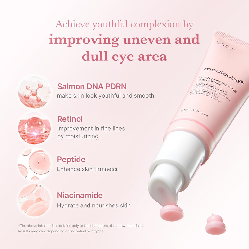 Medicube – PDRN Pink Peptide Eye Cream – 30ml
