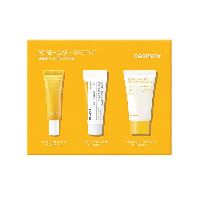 Celimax – Pore+Dark Spot Brightening Kit, 10ml+7ml+10ml