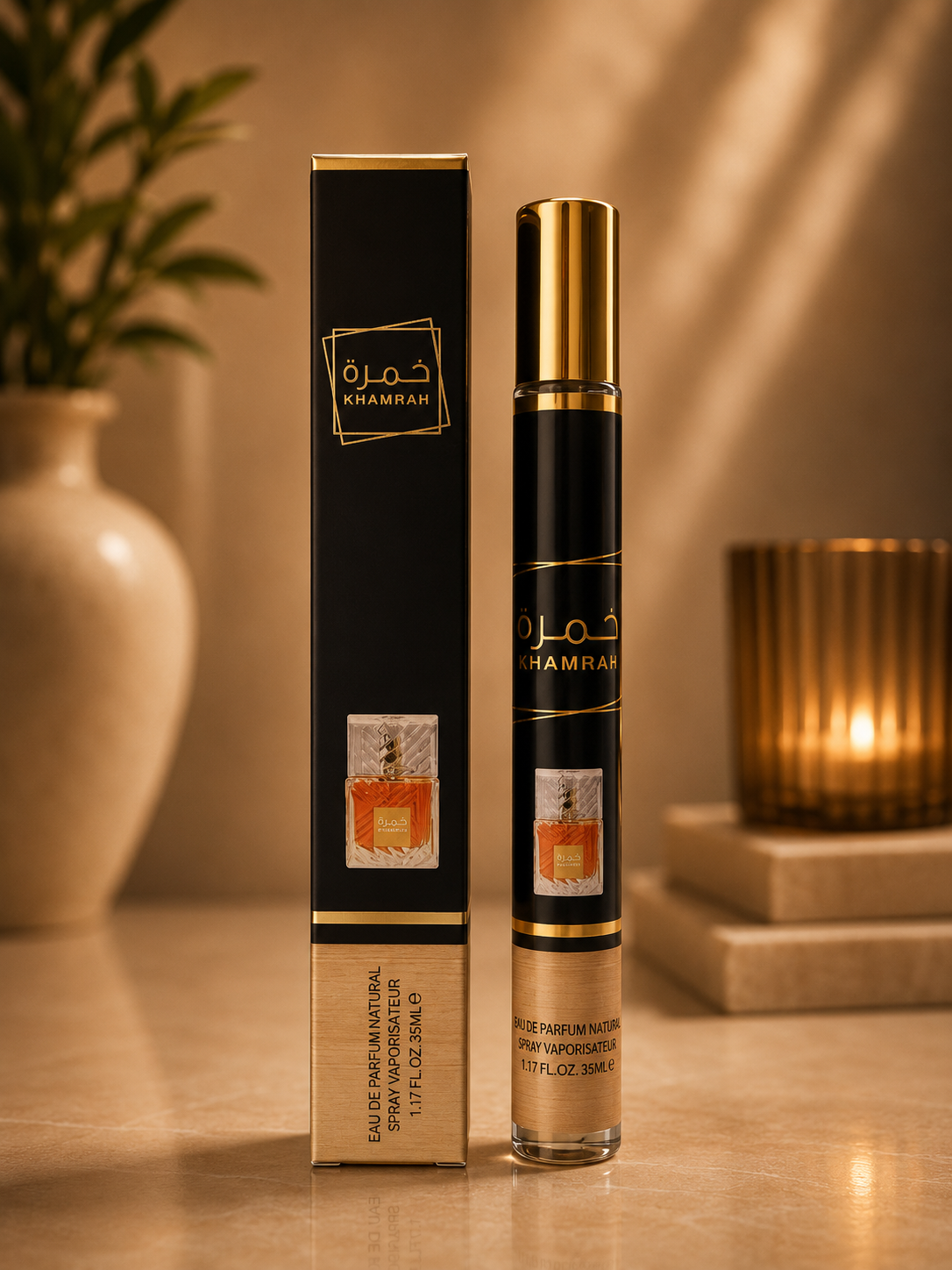 Perfume de Bolso Inspiração Khamrah 35ml