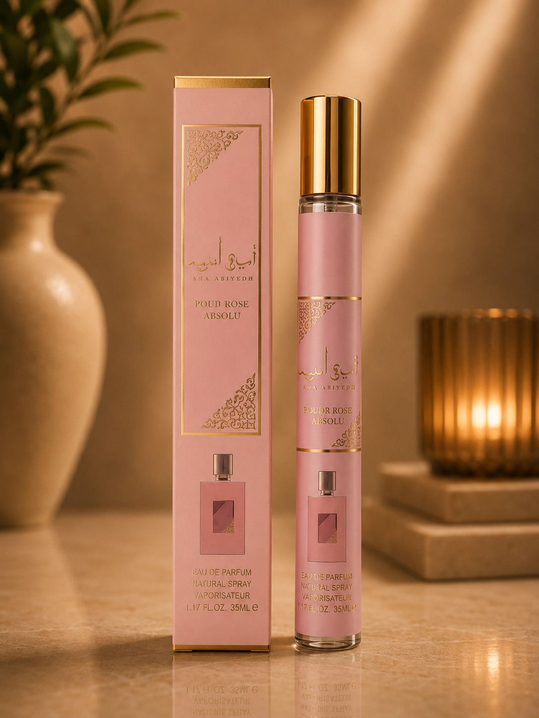 Perfume de Bolso Inspiração Ameerat Al Arab Prive Rose 35ml