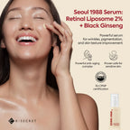 K-SECRET – SEOUL 1988 Serum: Retinal Liposome 2% + Black Ginseng, 30ml