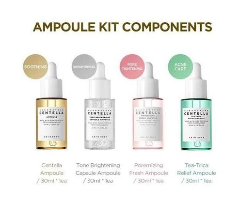 SKIN1004 – Madagascar Centella Ampoule Kit 30ml x 4