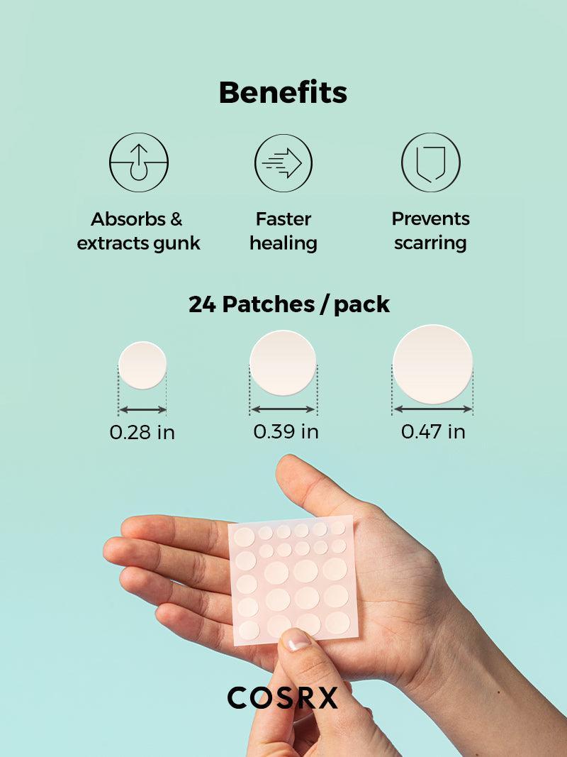 Parche maestro para el acné y las espinillas COSRX (24 parches)