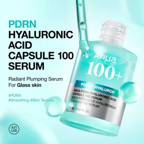 Anua PDRN Cápsula de Ácido Hialurônico 100 Sérum 30ml
