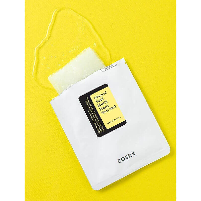 Mascarilla facial con mucina de caracol avanzada de COSRX, 25 ml