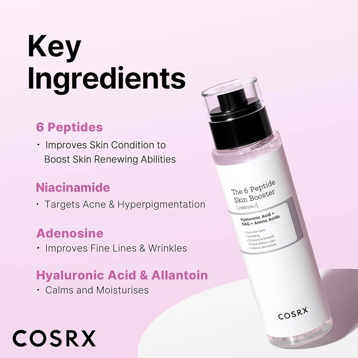 COSRX – The 6 Peptide Skin Booster Serum, 150ml