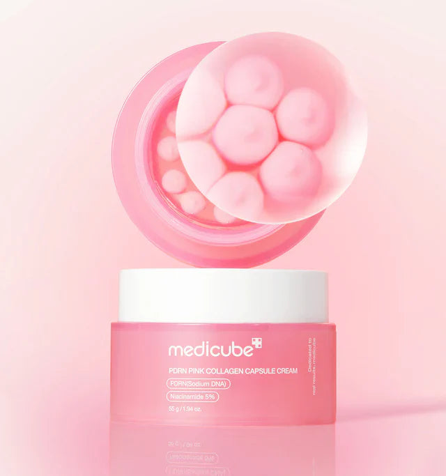 Crema de colágeno rosa Medicube PDRN (55 g)