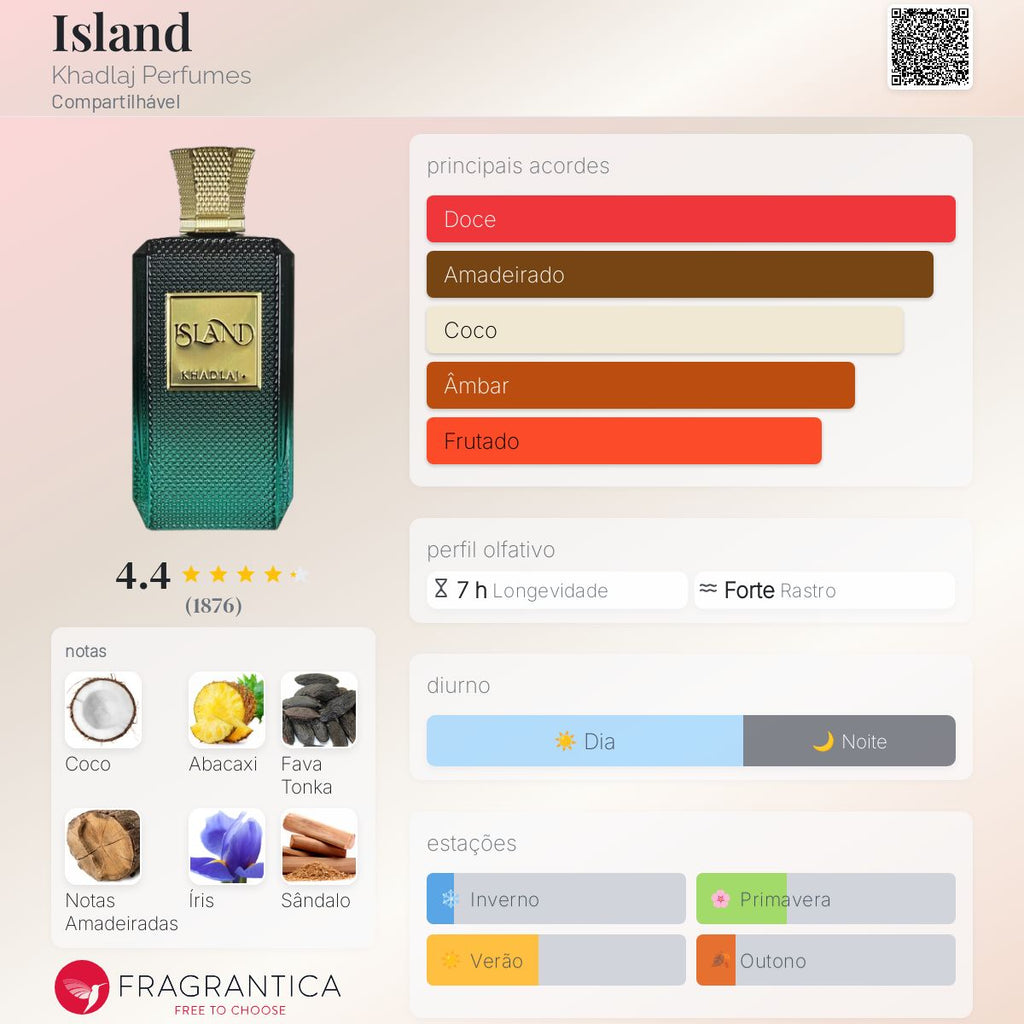 Khadlaj Island Extrait 100ml
