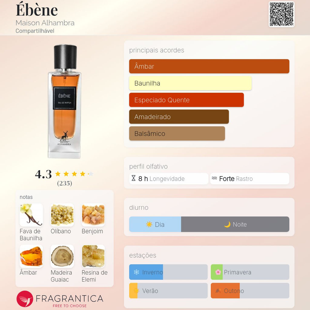Maison Alhambra Ébène EDP 90ml