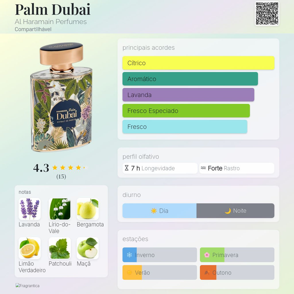 Al Haramain Palm Dubai Extrait 100ml
