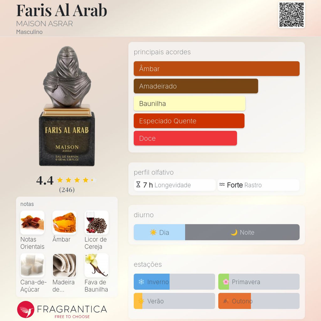 Maison Asrar Faris Al Arab EDP 100ml