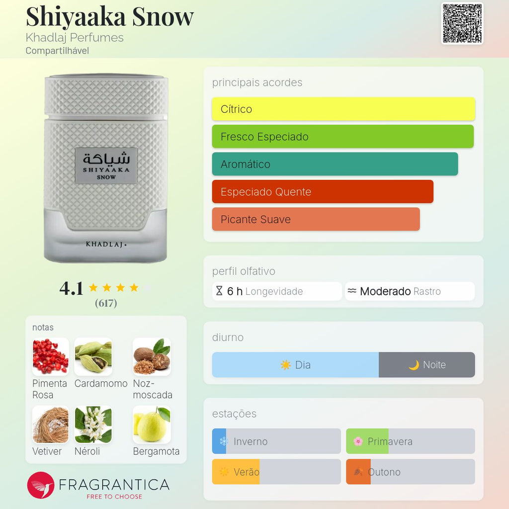Khadlaj Shiyaaka Snow EDP 100ml