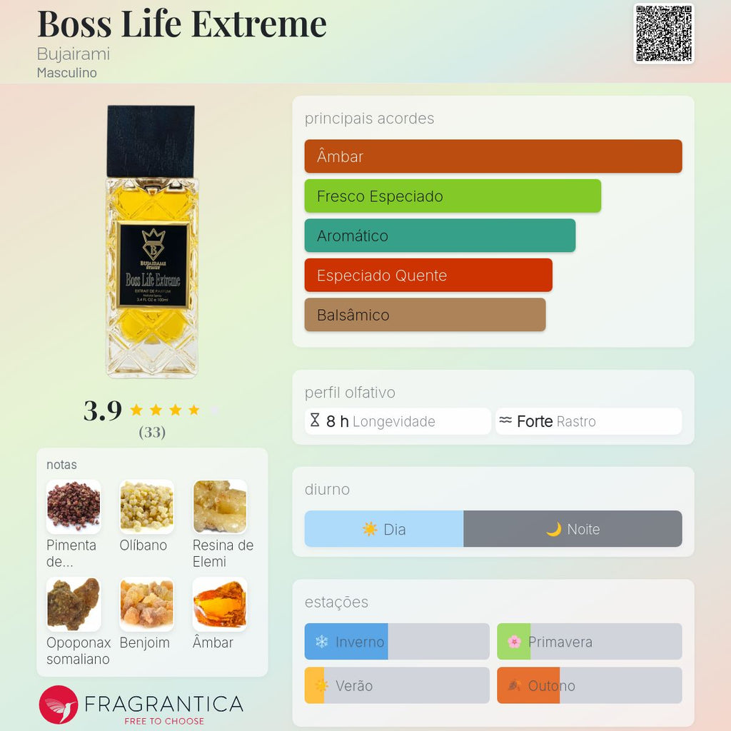 Bujairami Boss Life Extreme Extrait 100ml