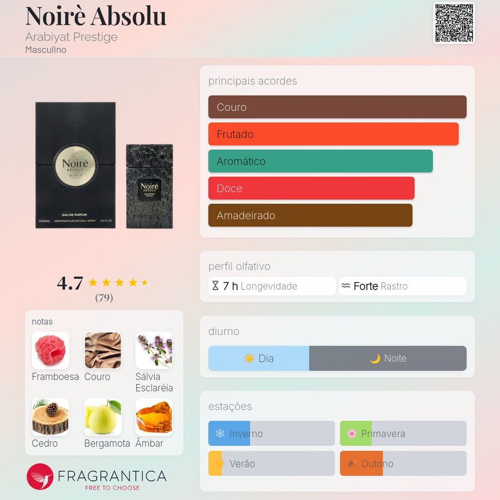 Arabiyat Prestige Noire Absolu EDP 100ml