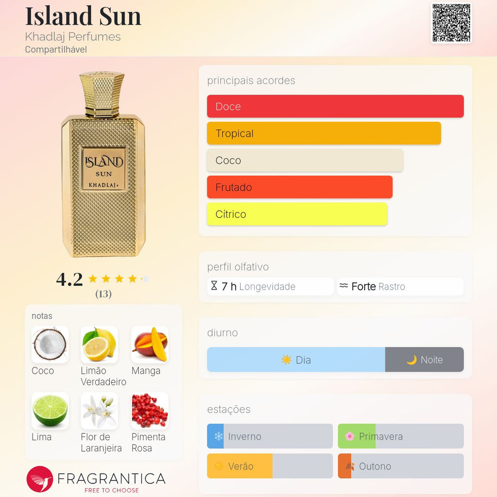 Khadlaj Island Sun Extrait 100ml