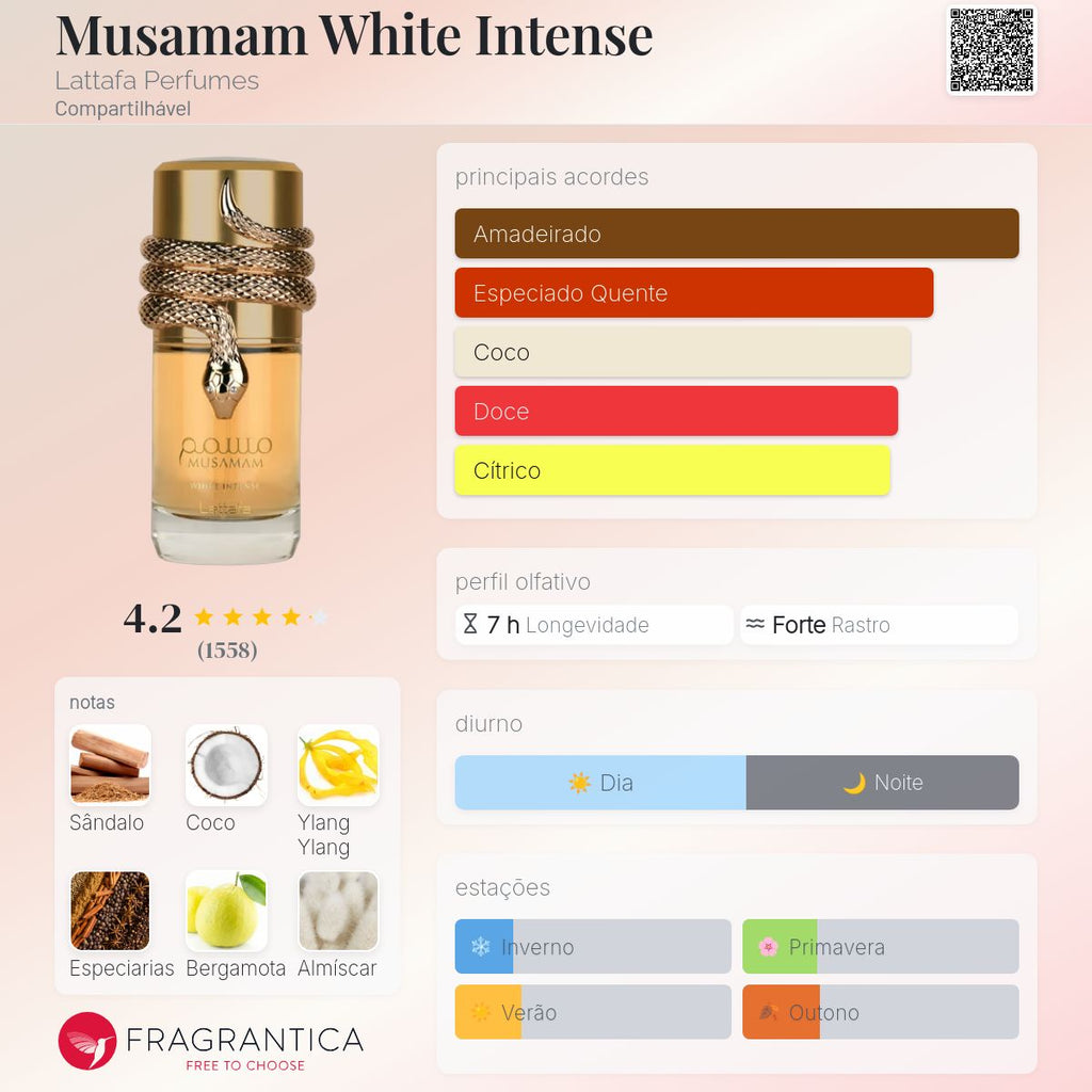 Lattafa Musamam White Intense EDP 100 ml