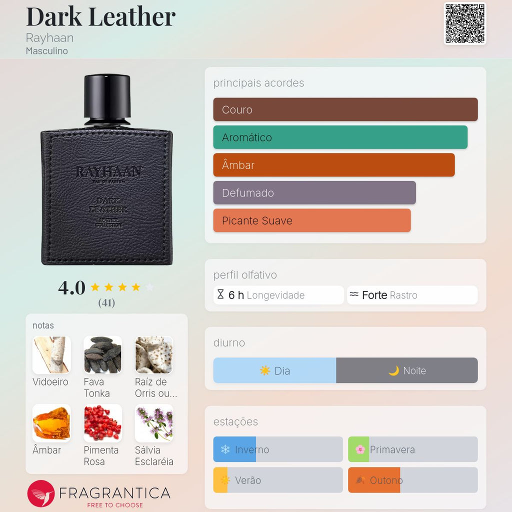 Rayhaan Dark Leather EDP 100ml
