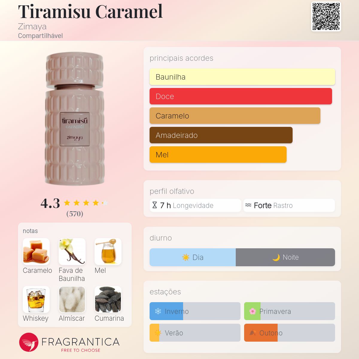 Zimaya Tiramisu Caramel EDP 100ml