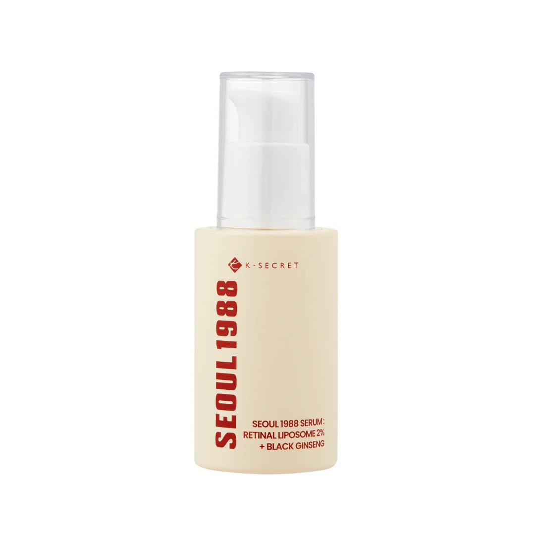 K-SECRET – SEOUL 1988 Serum: Retinal Liposome 2% + Black Ginseng, 30ml